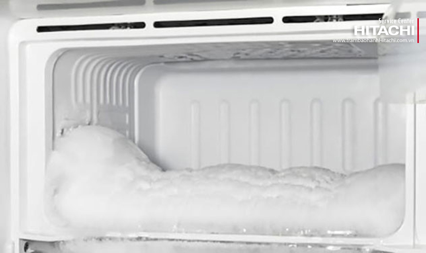 3 ảnh hưởng chính khi gặp phải tình trạng tủ lạnh Hitachi bị đóng tuyết